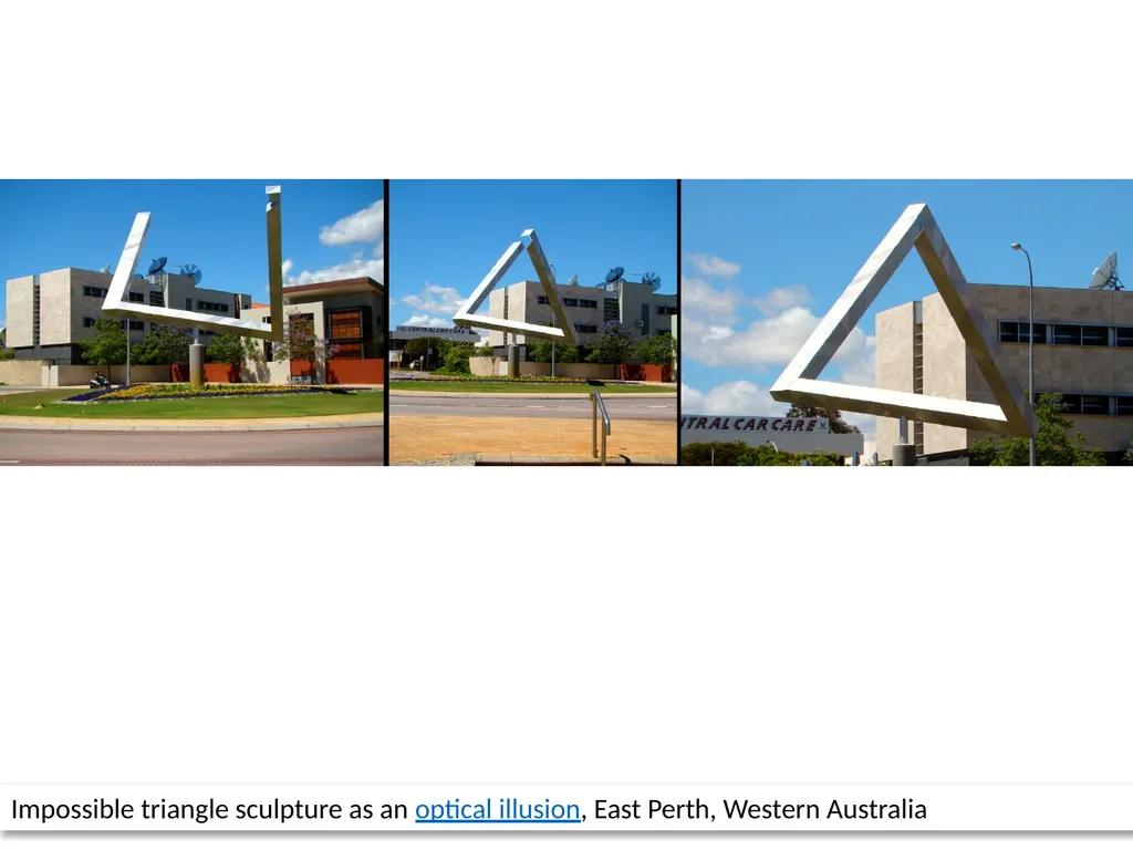 The Penrose Triangle Impossible triangle structure - slide 8 of 26