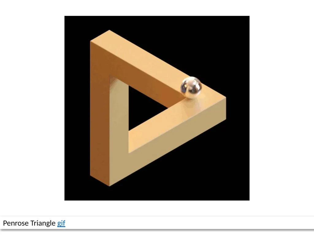 The Penrose Triangle Impossible triangle structure - slide 7 of 26