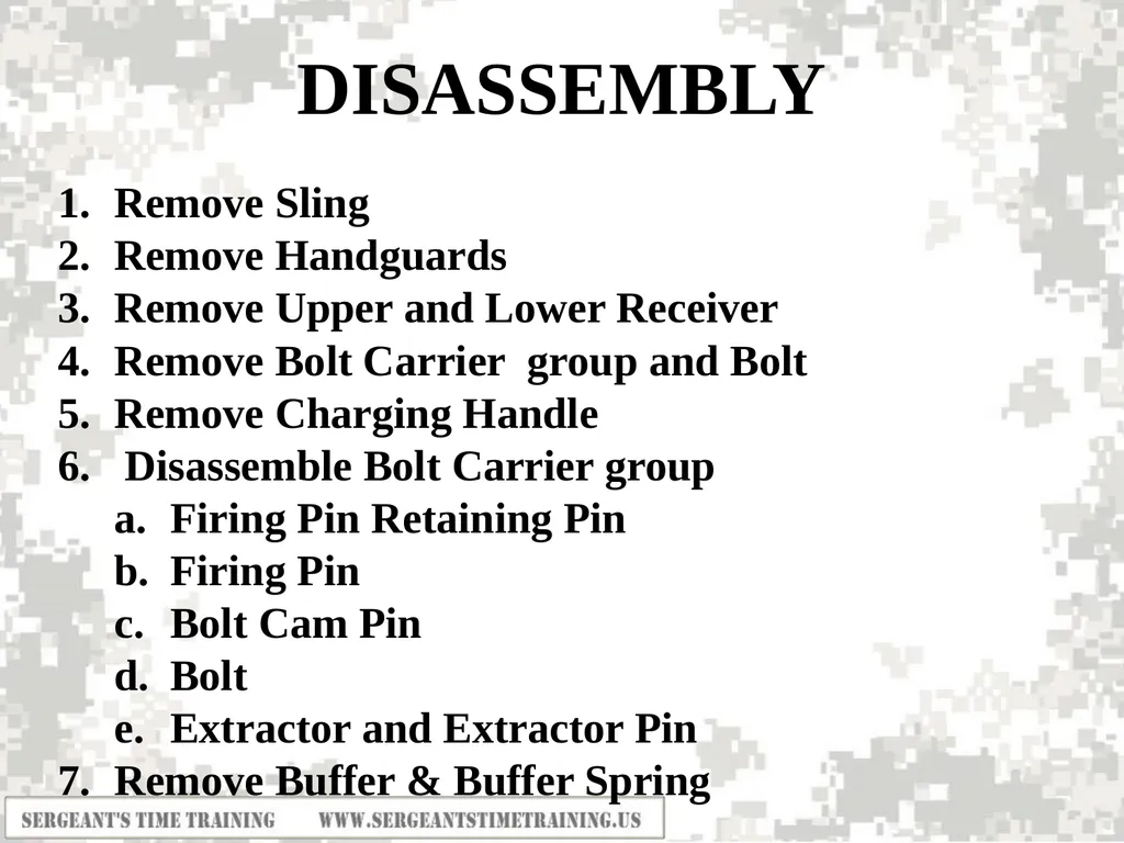 Preliminary Marksmanship Instruction M4 RIFLE - slide 5 of 26