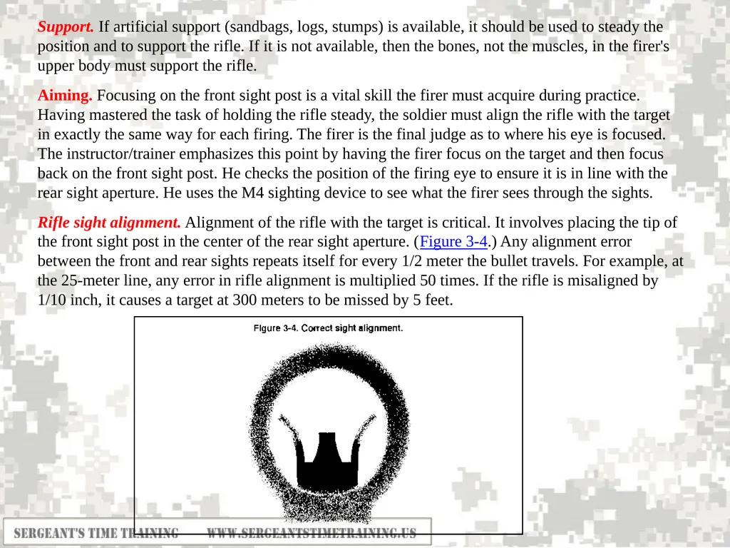 Preliminary Marksmanship Instruction M4 RIFLE - slide 17 of 26