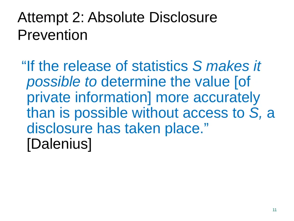 Privacy Enhancing Technologies Elaine Shi Lecture - slide 11 of 56