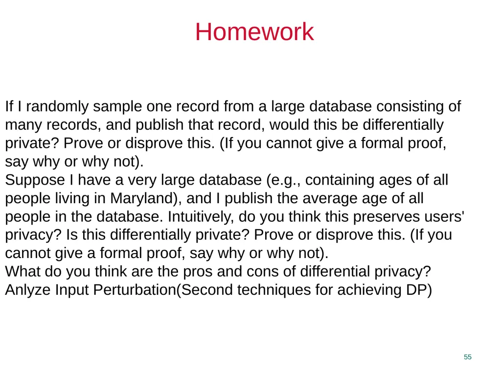 Privacy Enhancing Technologies Elaine Shi Lecture - slide 55 of 56
