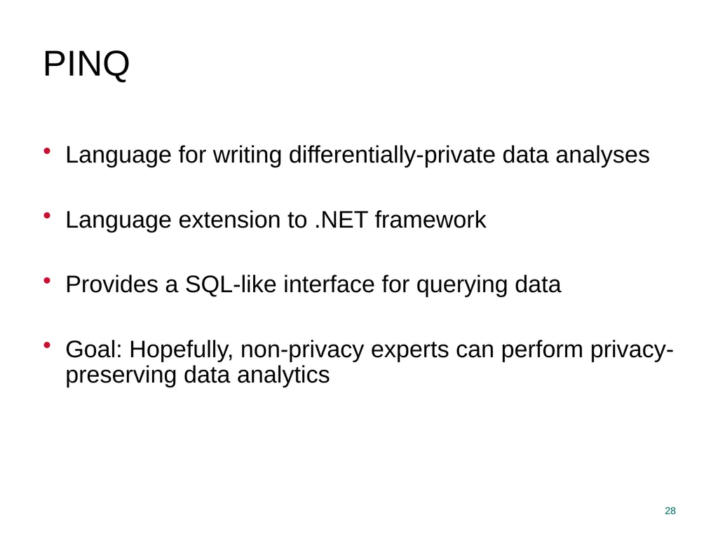 Privacy Enhancing Technologies Elaine Shi Lecture - slide 28 of 56