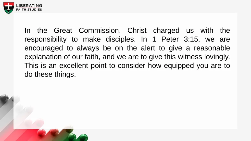 LESSON 7: JULY 19 Zacchaeus, the Publican Focus - slide 15 of 22