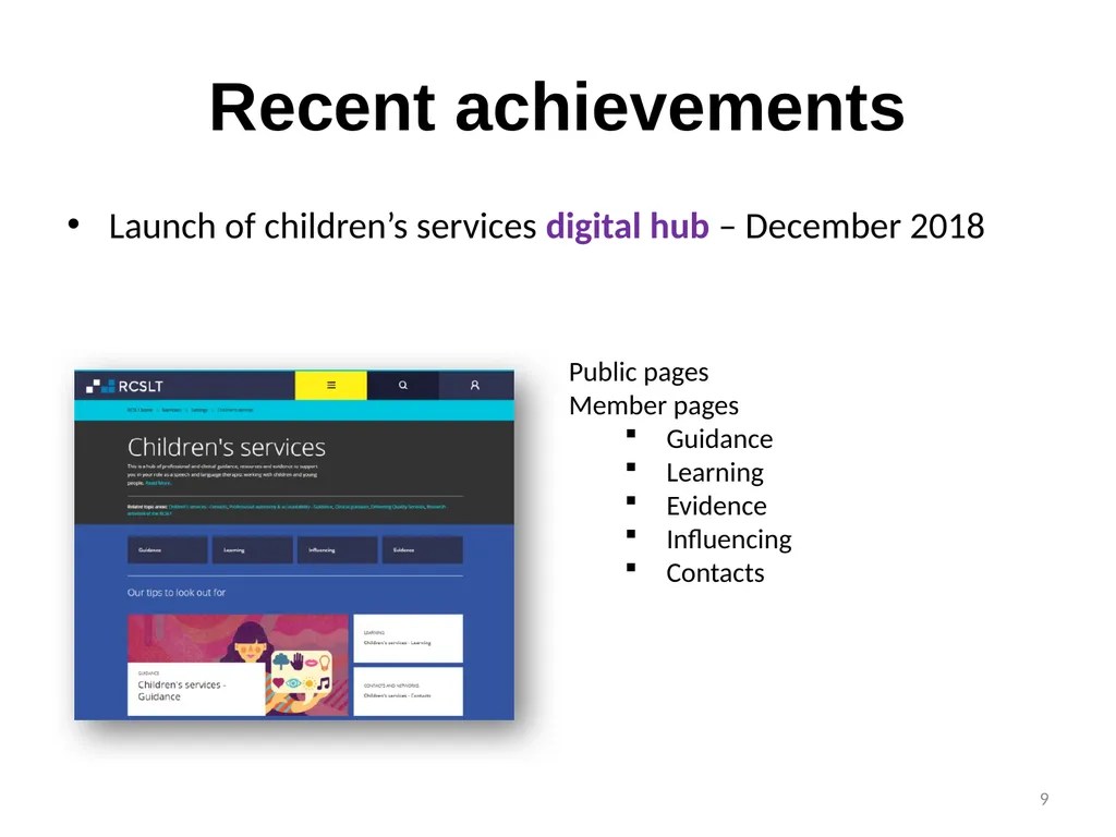 Aims and objectives By attending this event, - slide 9 of 12