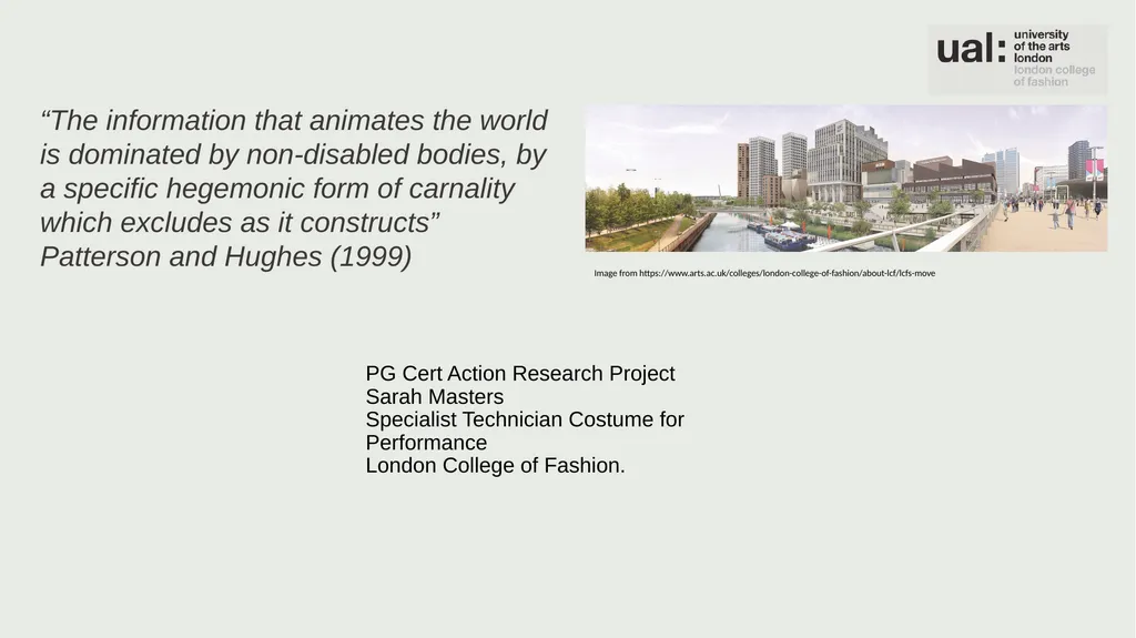 PG Cert Action Research Project Sarah Masters