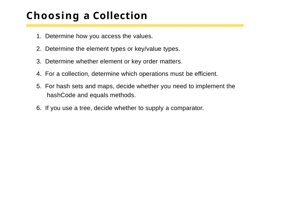 Chapter 15 –The Java Collections Framework Chapter - slide 63 of 96