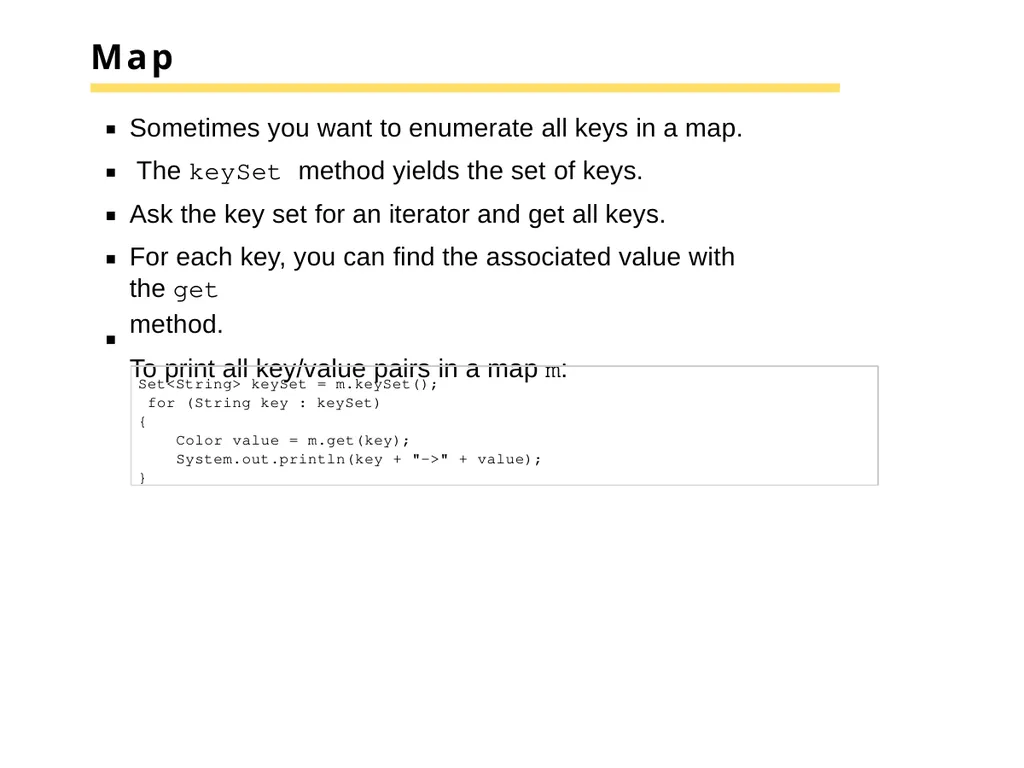 Chapter 15 –The Java Collections Framework Chapter - slide 55 of 96