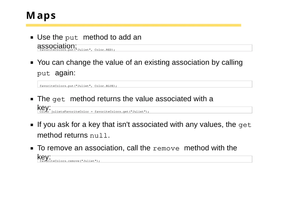 Chapter 15 –The Java Collections Framework Chapter - slide 53 of 96