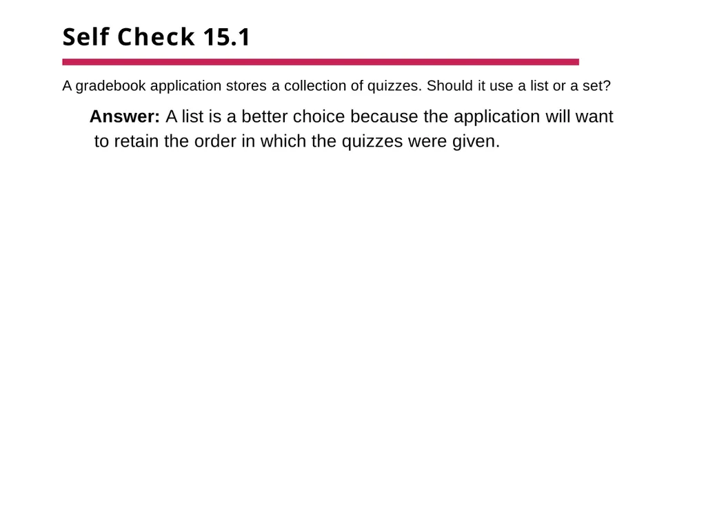 Chapter 15 –The Java Collections Framework Chapter - slide 10 of 96