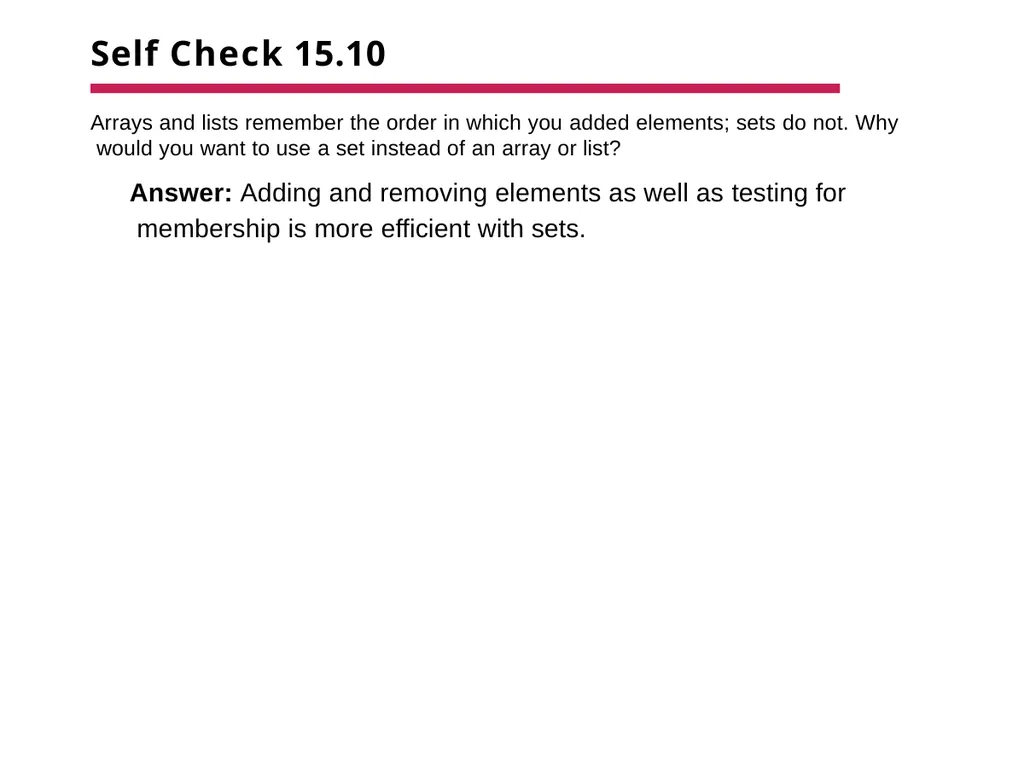 Chapter 15 –The Java Collections Framework Chapter - slide 46 of 96