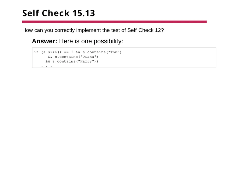 Chapter 15 –The Java Collections Framework Chapter - slide 49 of 96