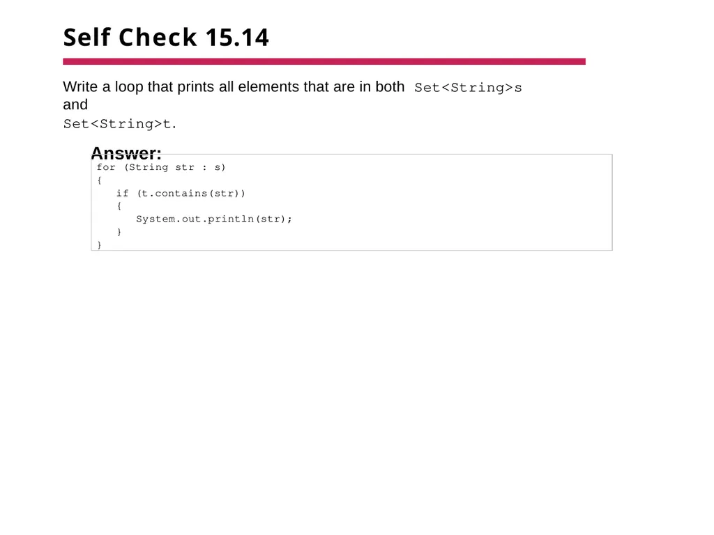 Chapter 15 –The Java Collections Framework Chapter - slide 50 of 96
