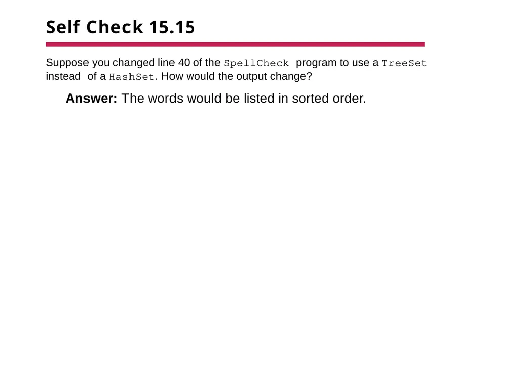 Chapter 15 –The Java Collections Framework Chapter - slide 51 of 96