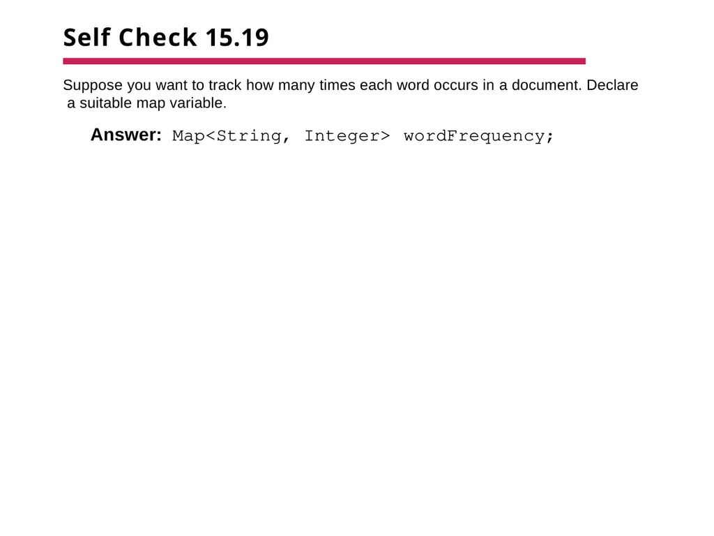 Chapter 15 –The Java Collections Framework Chapter - slide 60 of 96