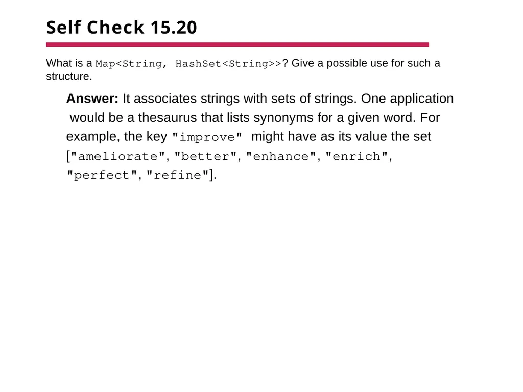 Chapter 15 –The Java Collections Framework Chapter - slide 61 of 96