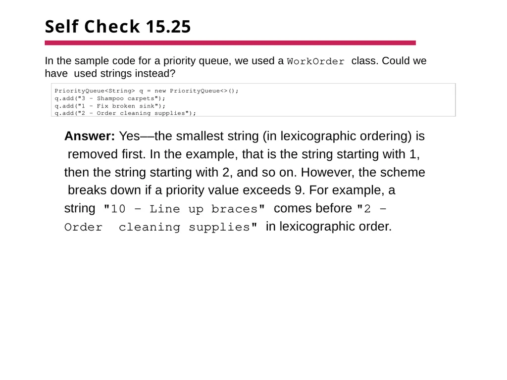 Chapter 15 –The Java Collections Framework Chapter - slide 78 of 96