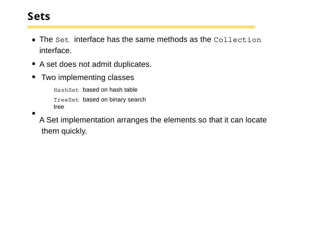Chapter 15 –The Java Collections Framework Chapter - slide 35 of 96
