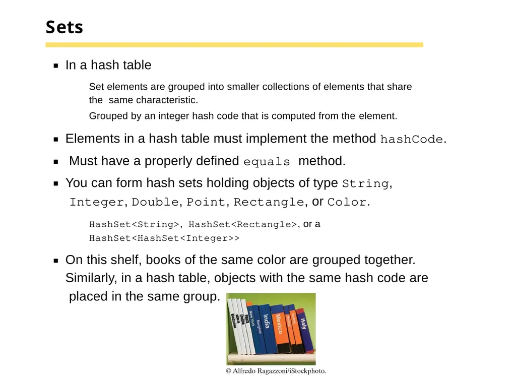 Chapter 15 –The Java Collections Framework Chapter - slide 36 of 96