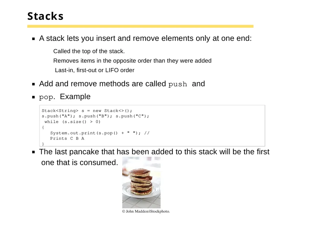 Chapter 15 –The Java Collections Framework Chapter - slide 67 of 96