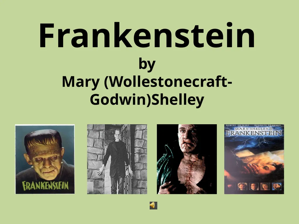Frankenstein by Mary - slide 1 of 17