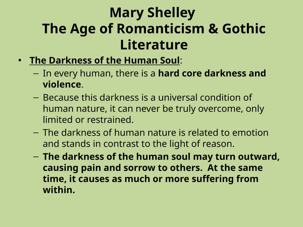 Frankenstein by Mary - slide 5 of 17