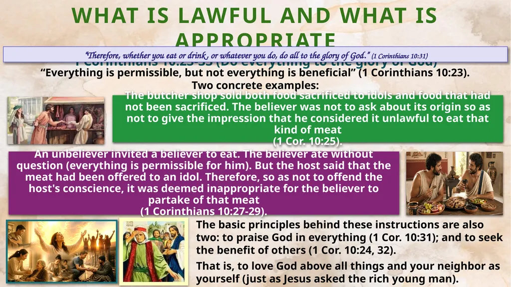 ALL TO THE GLORY OF GOD Lesson 5 for August - slide 8 of 9