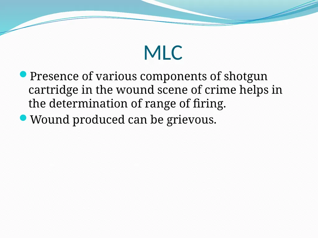 Examination of Weapons By Dr. Waheed Trishool - slide 15 of 22
