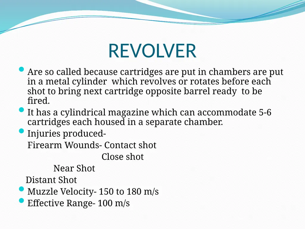 Examination of Weapons By Dr. Waheed Trishool - slide 19 of 22