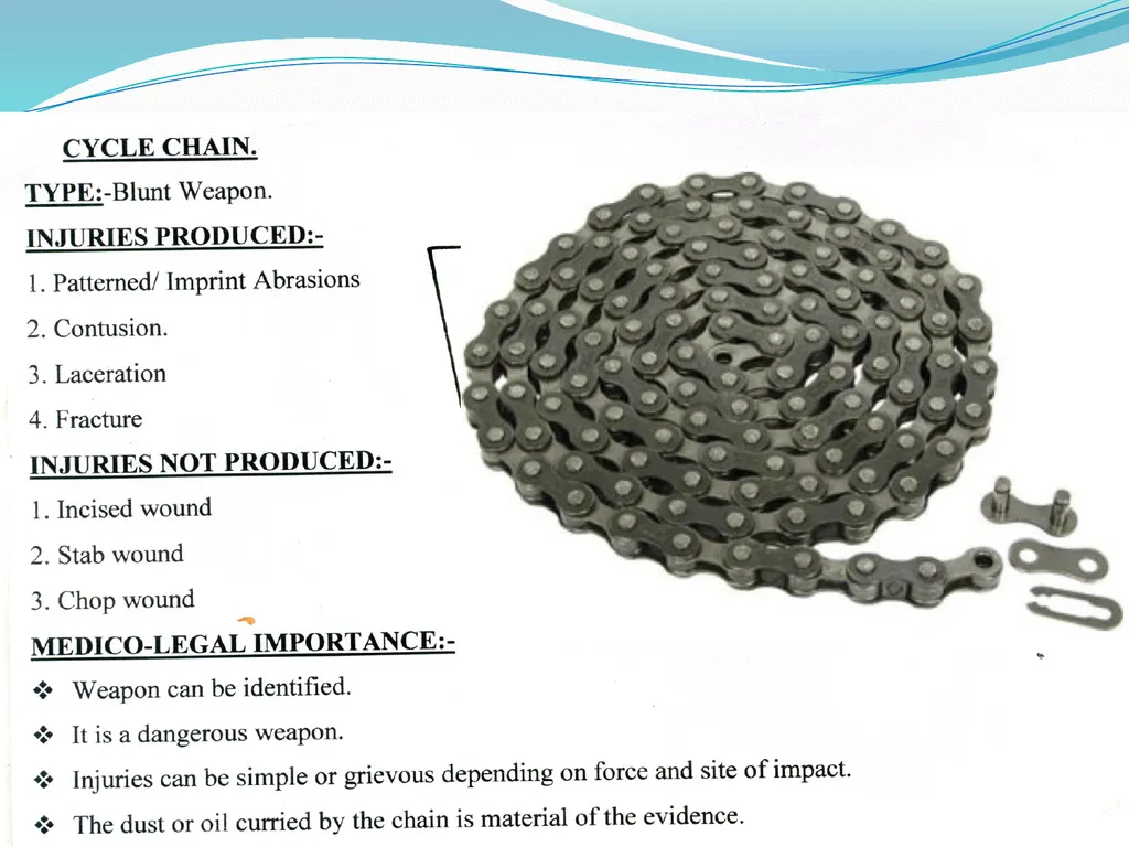 Examination of Weapons By Dr. Waheed Trishool - slide 7 of 22