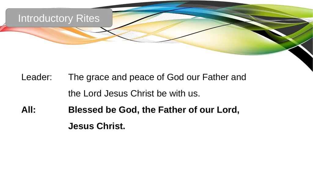 Celebration of the Word with Communion Liturgical - slide 4 of 52