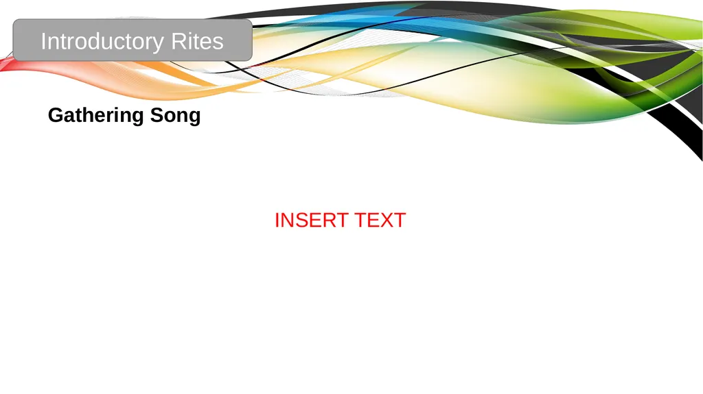 Celebration of the Word with Communion Liturgical - slide 2 of 52