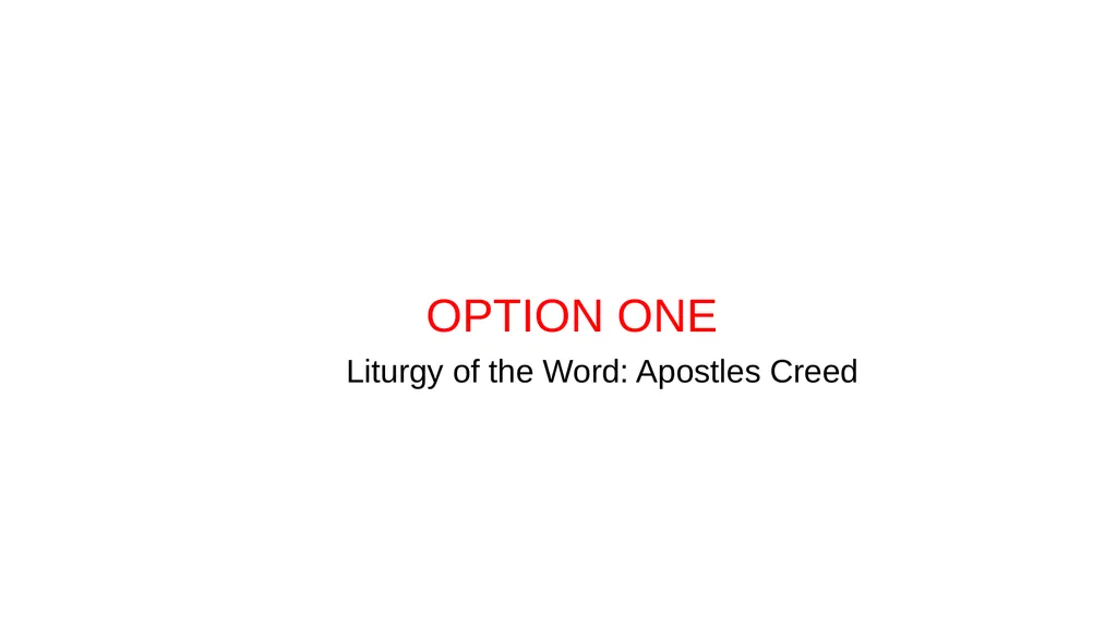 Celebration of the Word with Communion Liturgical - slide 26 of 52