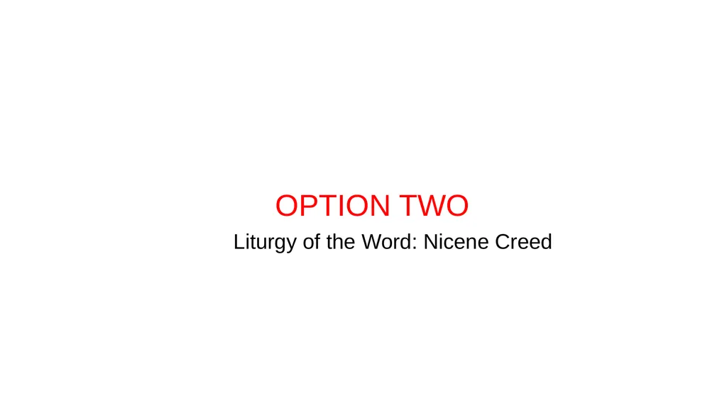 Celebration of the Word with Communion Liturgical - slide 29 of 52