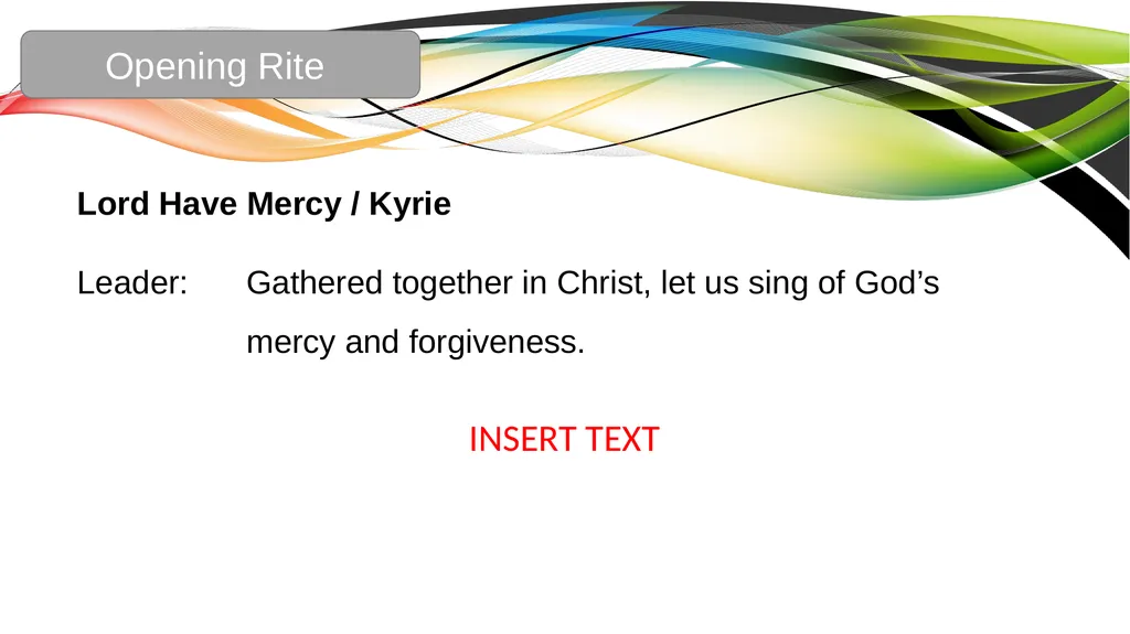 Celebration of the Word with Communion Liturgical - slide 15 of 52