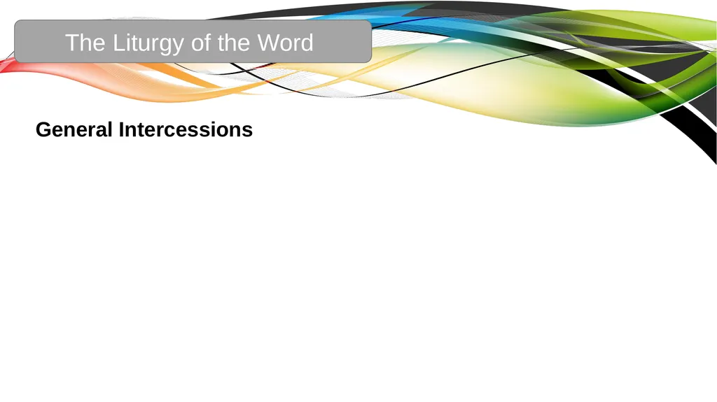 Celebration of the Word with Communion Liturgical - slide 34 of 52