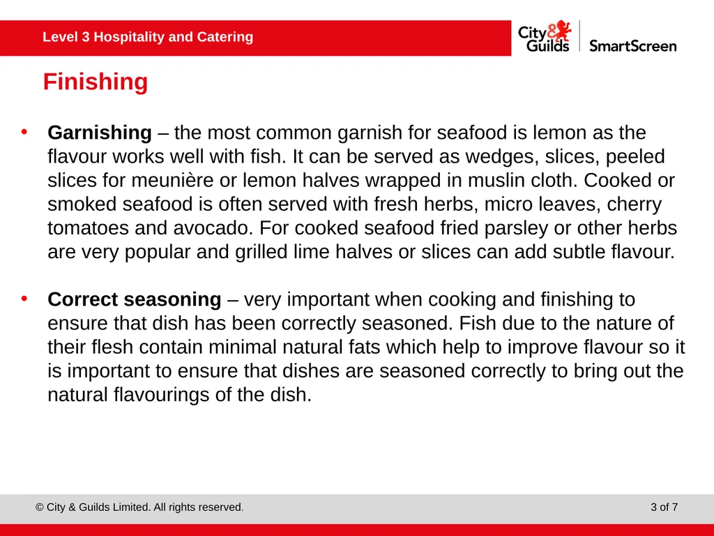 PowerPoint presentation Finishing advanced fish, - slide 3 of 7