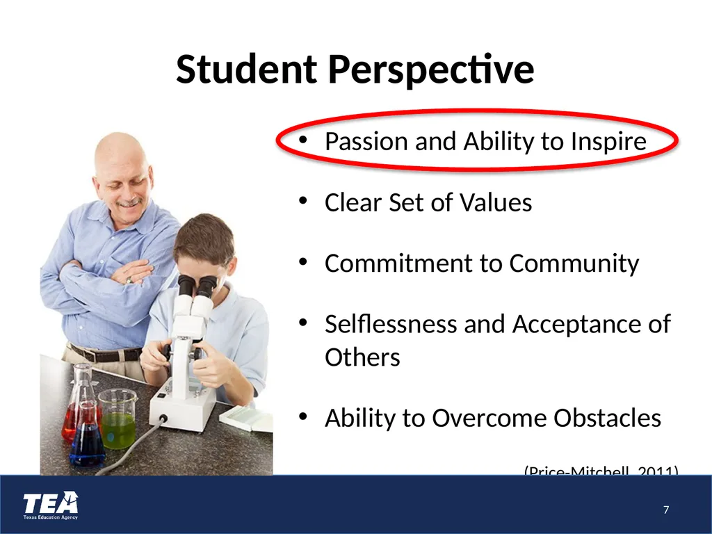 Understand the influence teachers can have on - slide 7 of 45