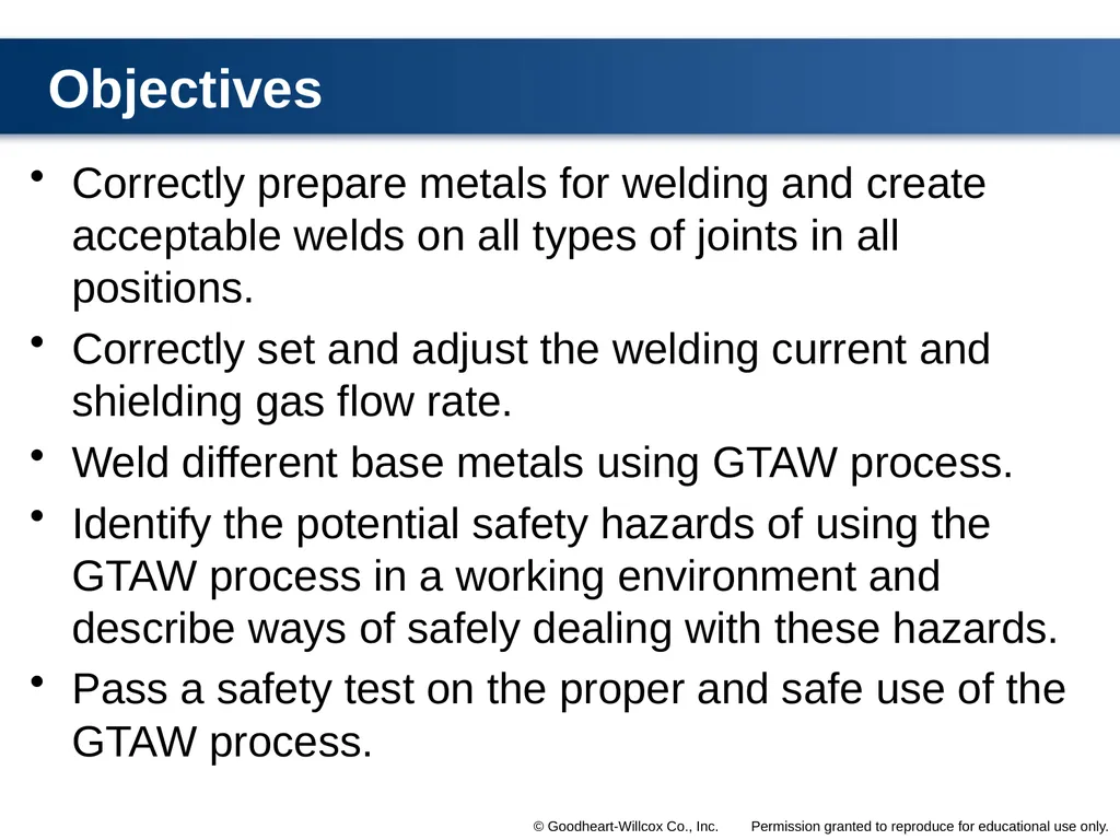 8 Gas Tungsten Arc Welding Chapter Contrast the - slide 4 of 57