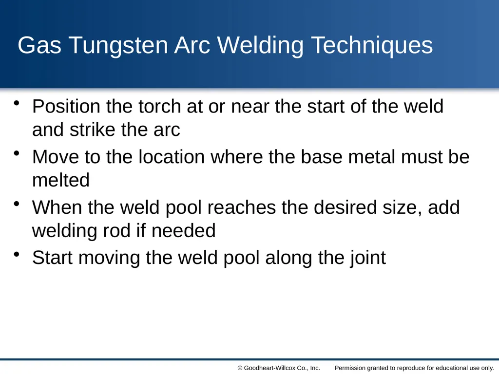 8 Gas Tungsten Arc Welding Chapter Contrast the - slide 33 of 57