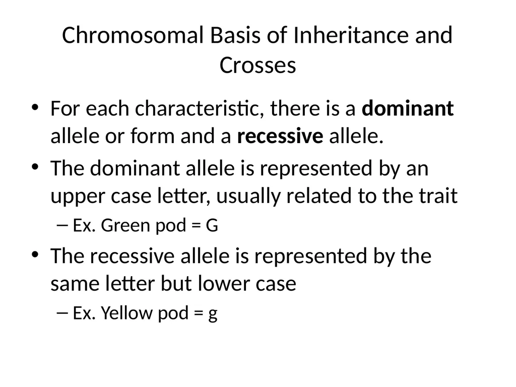 Gregor Mendel The father of genetics Grew pea - slide 5 of 20