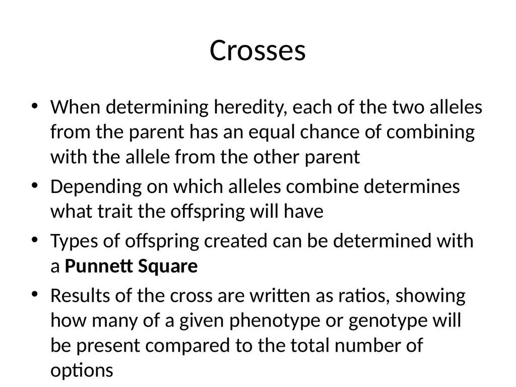 Gregor Mendel The father of genetics Grew pea - slide 6 of 20