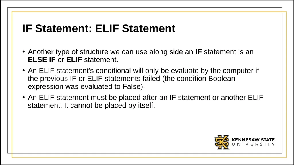 CSE 1321 Module 2 Selection Structures Topics Flow - slide 23 of 42