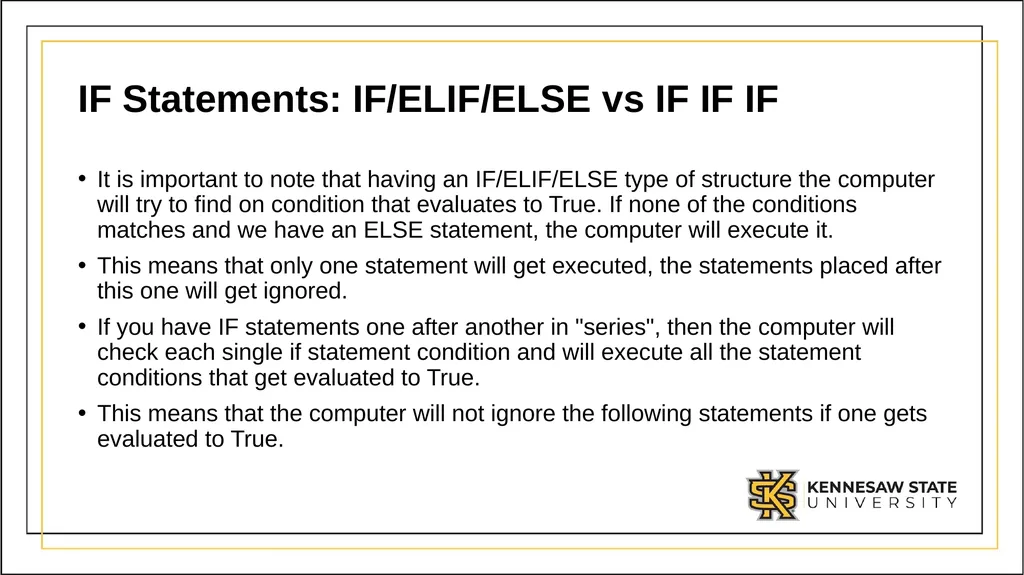 CSE 1321 Module 2 Selection Structures Topics Flow - slide 28 of 42