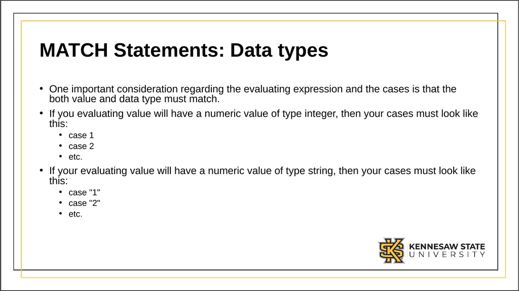 CSE 1321 Module 2 Selection Structures Topics Flow - slide 40 of 42