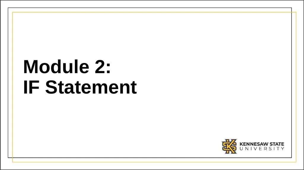 CSE 1321 Module 2 Selection Structures Topics Flow - slide 19 of 42