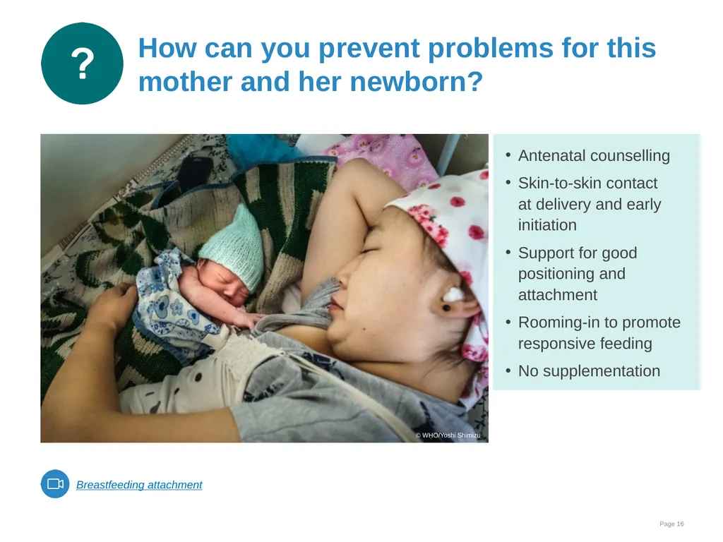 Breastfeeding: Overcoming difficulties Goal and - slide 16 of 51