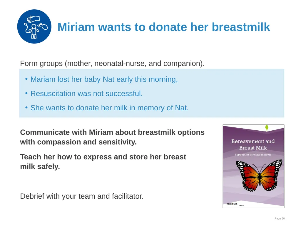 Breastfeeding: Overcoming difficulties Goal and - slide 50 of 51