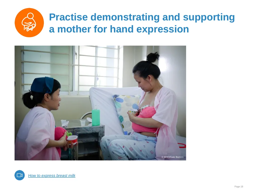 Breastfeeding: Overcoming difficulties Goal and - slide 18 of 51