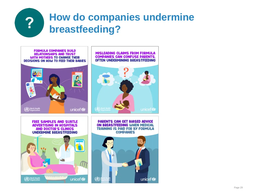 Breastfeeding: Ensuring a good start - slide 29 of 44